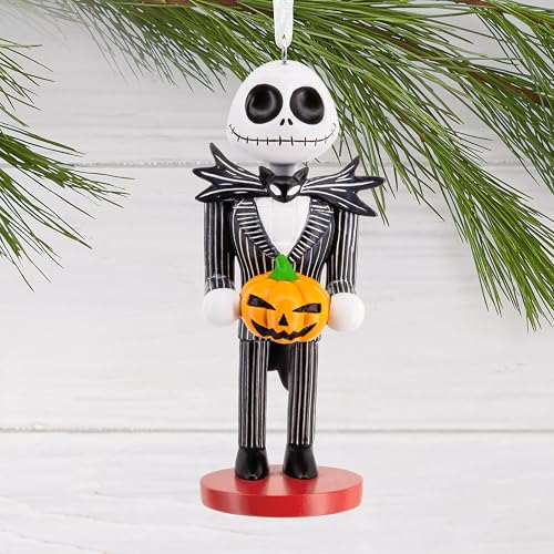 Hallmark Disney Tim Burton's The Nightmare Before Christmas Jack Skellington - Adorno de Navidad para Cascanueces, Regalos para fanáticos de Disney