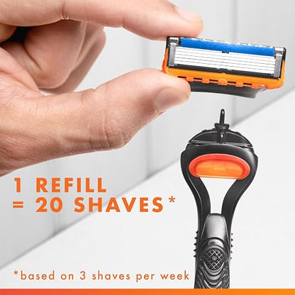Gillette - Recambios de cuchillas de afeitar Fusion5 para hombre, 10 unidades + recambios de cuchillas Fusion5 Proglide, 2 unidades