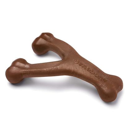Benebone Wishbone Juguete Masticable para Perro, Sabor Real - Cacahuete real - Large