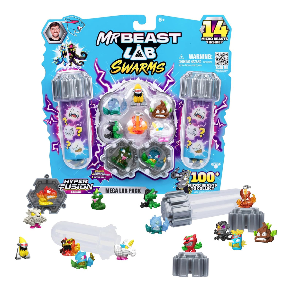 MrBeast Lab Enjambres Hyper Fusion Paquete de 6 - Salsa picante