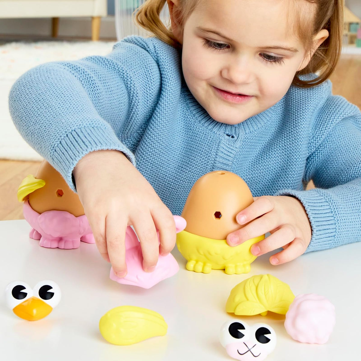 Potato Head Mr Conejito y Pollito Bebés 12 Piezas
