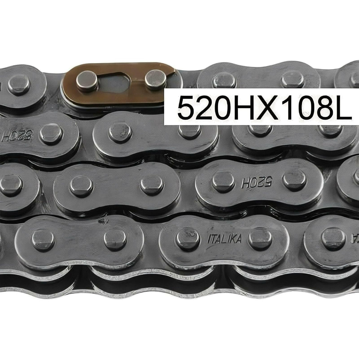 Italika F02030343 Cadena Traccion, 520Hx108L Ref, Gris