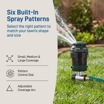 Orbit H2O-6 Gear Drive Sprinkler, Spike B 58573