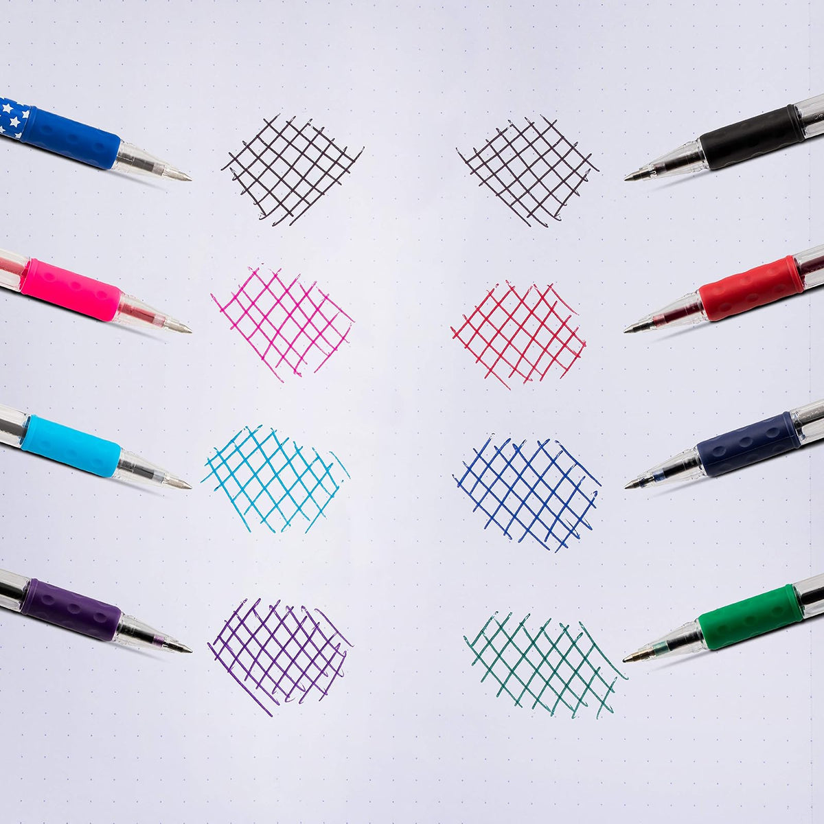 Pentel R.S.V.P. Ballpoint Pen, Fine Line, Red Ink, 5 Pack (BK90BP5B)