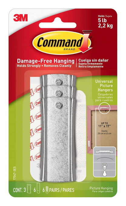 3M Command Colgadores de Fotos Universales - Universal - Standard - 3 perchas