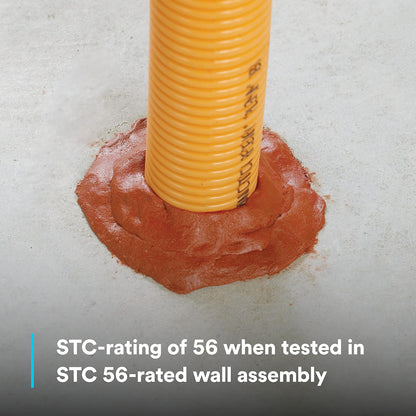 3M Fire Barrier Moldable Putty Stix MP+, 1.45 in x 6 in | Una parte, reintroducible, intumescente