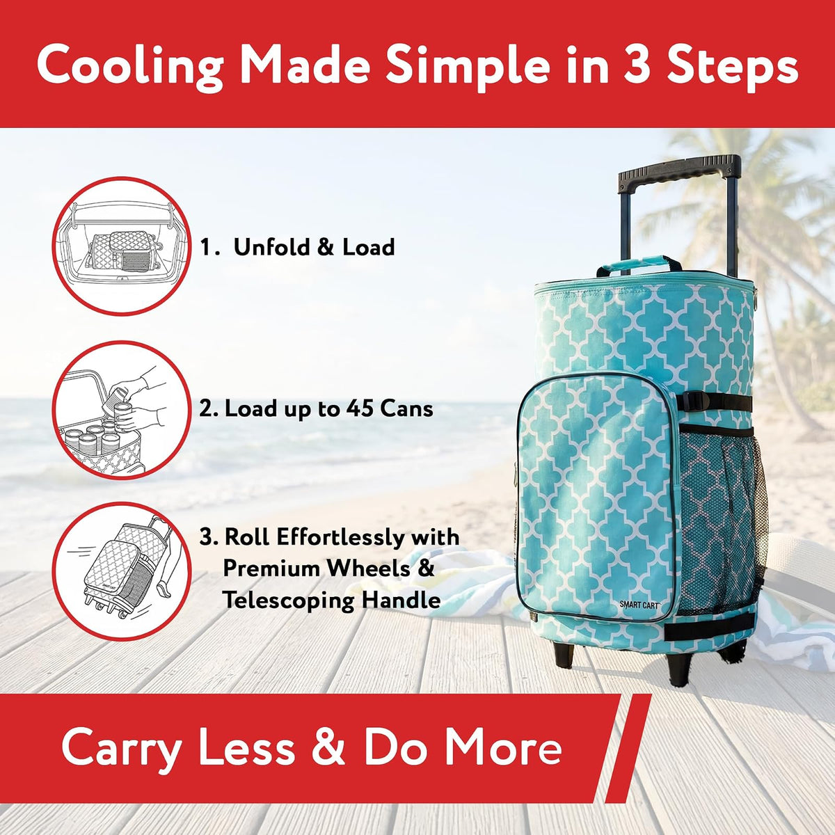dbest Products Ultra Compact Cooler Smart Cart