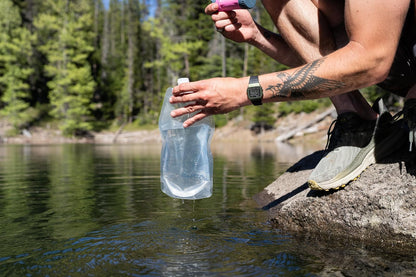 Platypus SoftBottle - Botella de agua plegable para mochileros