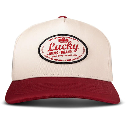 Lucky Brand Cotton Embroidered Baseball Cap with Adjustable Straps for Men and Women (One Size Fits Most) Gorra de béisbol Unisex Adulto