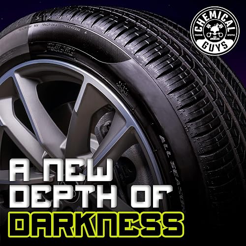 Chemical Guys Galactic Black Wet Look Tire Shine Dressing, para un Nuevo Nivel de Brillo y Profundidad de Negro, Seguro para Automóviles, Camiones, Motocicletas, vehículos recreativos y más, 473 ml