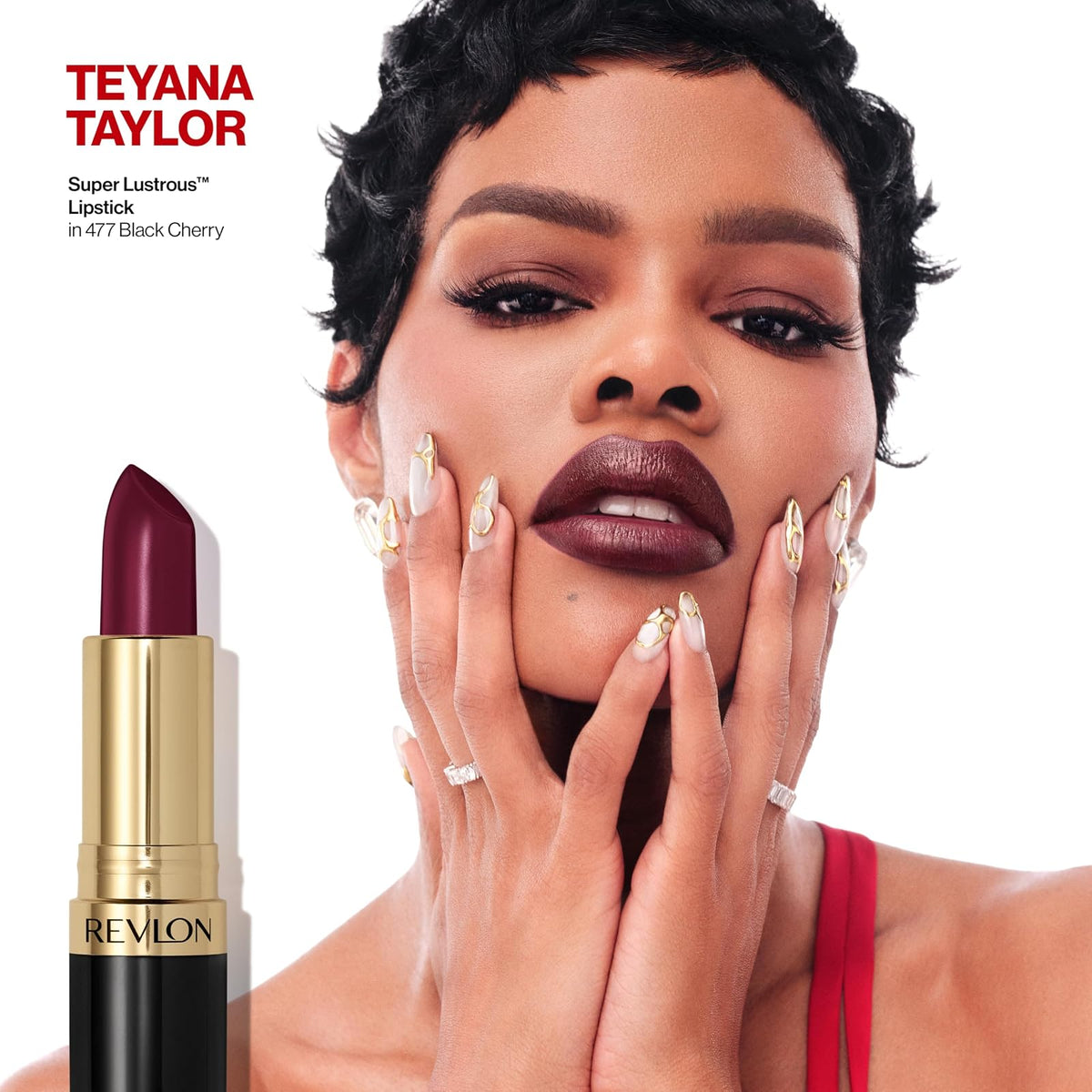 Revlon Super Lustrous Lipstick tono Black Cherry