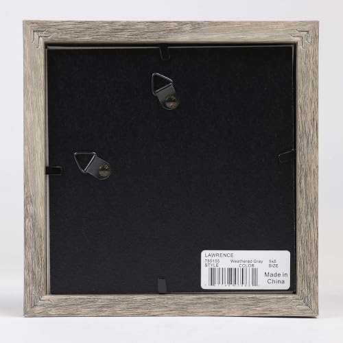 Lawrence Frames - Marco de Sombra, 5 x 5, Color Gris Natural
