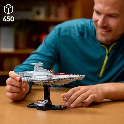 LEGO® Star Wars: El Ataque de los Clones Nave de Asalto Clase Acclamator Modelo de Nave Espacial para Construir, exhibir y coleccionar, vehículo, Regalo Creativo para Adultos 75404