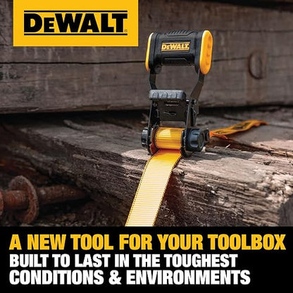 Dewalt Correas de Amarre de Trinquete de 1.25 in x 12 ft, 1800 LB, Paquete de 4, DXBC18004