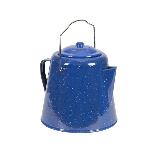 Stansport 10348 - Cafetera esmaltada, 20 tazas (23,5 cm de largo x 23,5 cm de ancho x 24,1 cm de alto