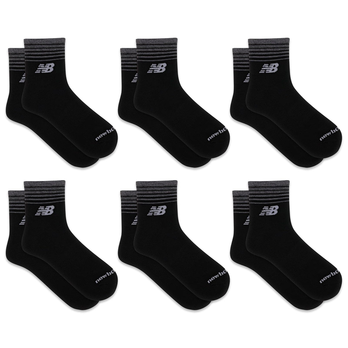 New Balance Ankle 6 Pair Tobillo 6 pares Unisex adulto