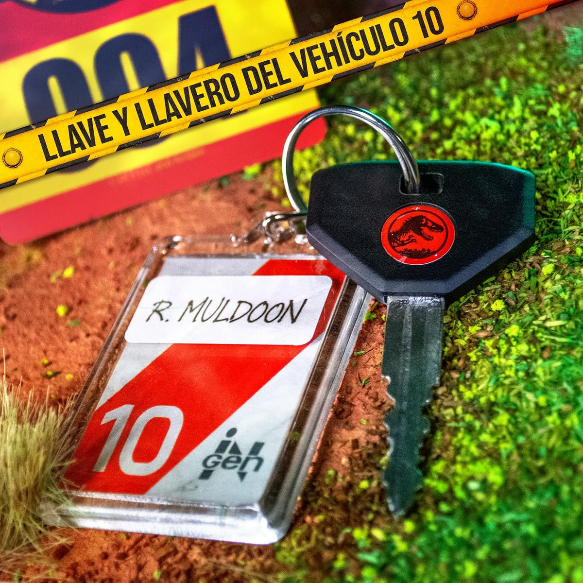 Doctor Collector: Jurassic Park – Kit de Recuerdos Perdidos – Juego de 21 Piezas, Caja de Lata Coleccionable, Accesorios de películas, Fotos, mapas y Recuerdos con Licencia