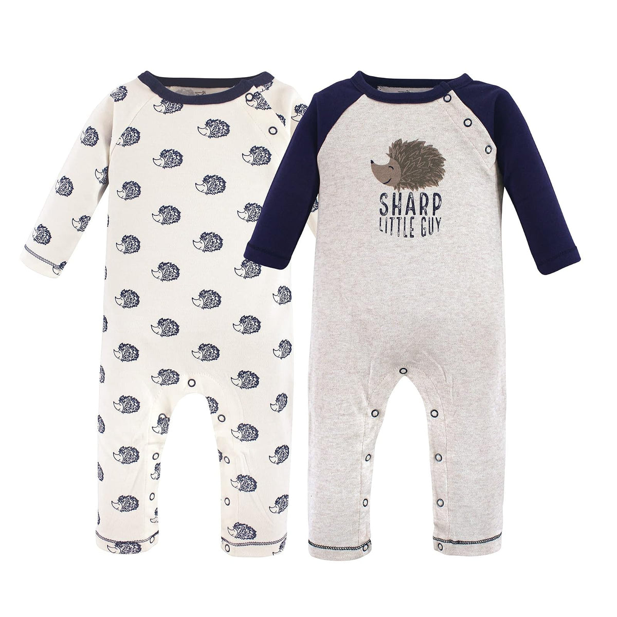 Touched by Nature Baby Organic Cotton Union Suit 2-Pack