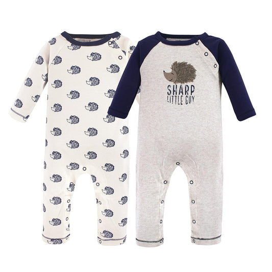 Touched by Nature Baby Organic Cotton Union Suit 2-Pack