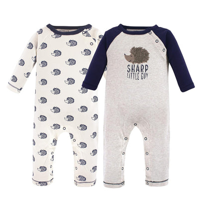 Touched by Nature Baby Organic Cotton Union Suit 2-Pack