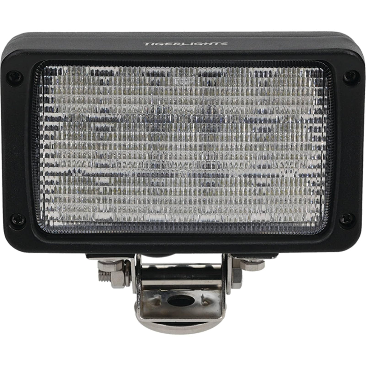 TIGERLIGHTS TL130F - Luz de inundación LED rectangular de 3500 lúmenes, 55 vatios, 4.5 amperios, 12V-24, 4 [pulgadas] longitud, 6 ancho [pulgadas], luz todoterreno de inundación