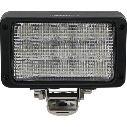 TIGERLIGHTS TL130F - Luz de inundación LED rectangular de 3500 lúmenes, 55 vatios, 4.5 amperios, 12V-24, 4 [pulgadas] longitud, 6 ancho [pulgadas], luz todoterreno de inundación