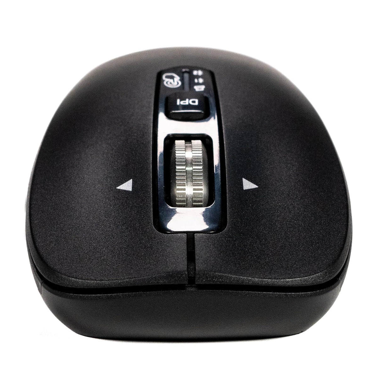 Naceb Technology - Mouse Inalámbrico Ambidiestro con Diseño Ergonómico y Precisión Óptica - Ideal para Oficina, Estudio y Entretenimiento en Color Negro