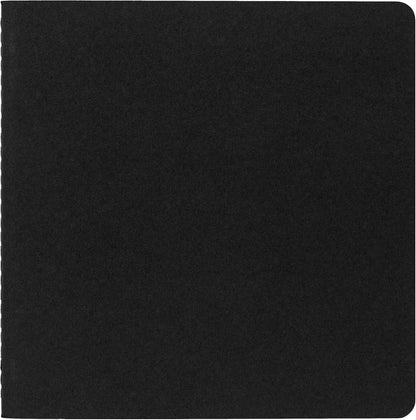 Moleskine Art - Álbum de bocetos, cubierta suave, cuadrado (7.5 x 7.5 pulgadas), liso/en blanco, negro, 88 páginas
