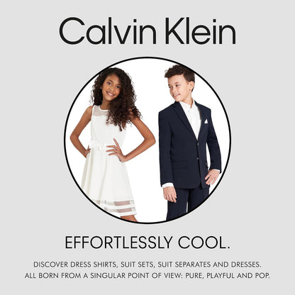 Calvin Klein Pantalón bielástico con Frente Plano para niño