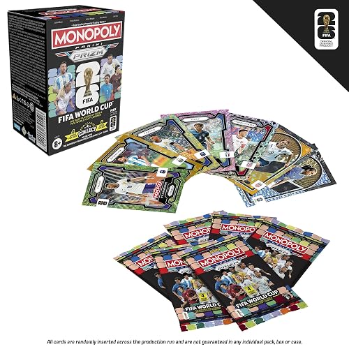 Monopoly Panini Prizm Copa Mundial FIFA - Caja de 24 Cartas Coleccionables