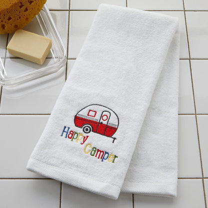 SKL Home - Juego de Toallas de Mano Retro Camper, Paquete de 2 Unidades