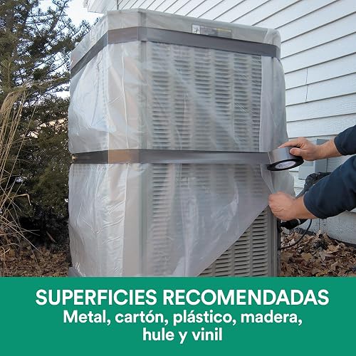 3M Cinta Adhesiva para Ductos Plateada 1 rollo de 48mm x 50m | Reparaciones generales, Sellado de Tuberías, Organización de cables, Delimitación de áreas, Fácil de cortar, Impermeable