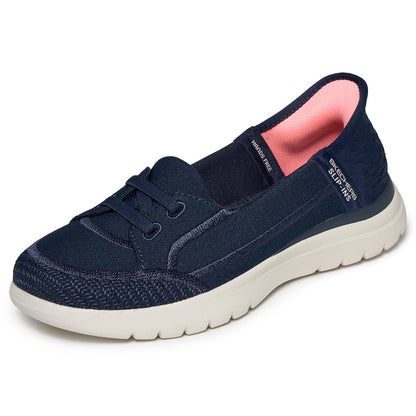 Skechers On-The-Go Flex Notch Zapatillas Sin Cordones para Mujer - marino - 29.0 cm