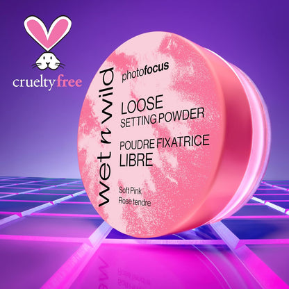 Wet n Wild Photo Focus Polvo Banana Suelto, Acabado Suave, Vegano, Sin Parabenos, Efecto Mate, Larga Duración, Fijador de Maquillaje Ligero para Base, Corrector y Rubor, Anti Flash en Fotos, Reduce Brillo