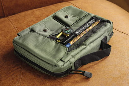 Compass Olive Green Medium Book & Bible Cover