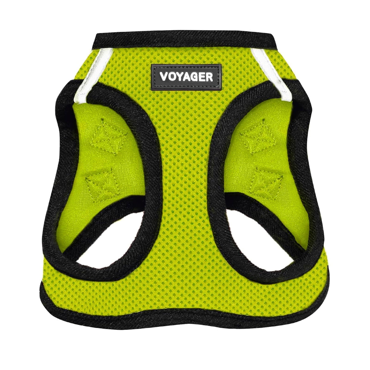 Best Pet Supplies Arnés Voyager Step-In Air para Perro, Todo Clima - XS (Chest: 13 - 14.5") - Base verde lima.