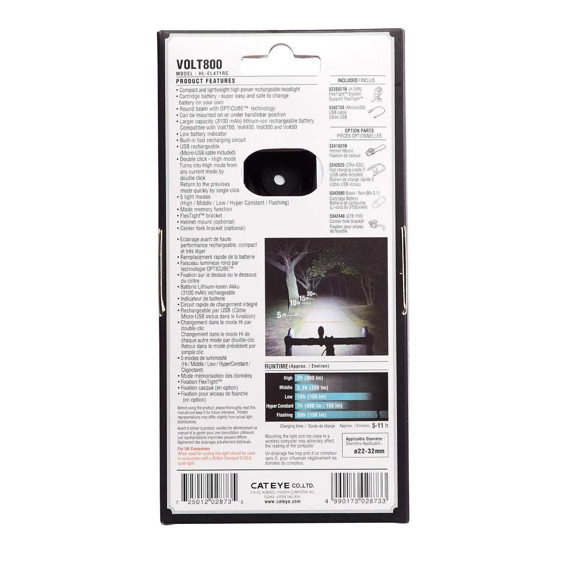 CAT EYE - Faro Recargable