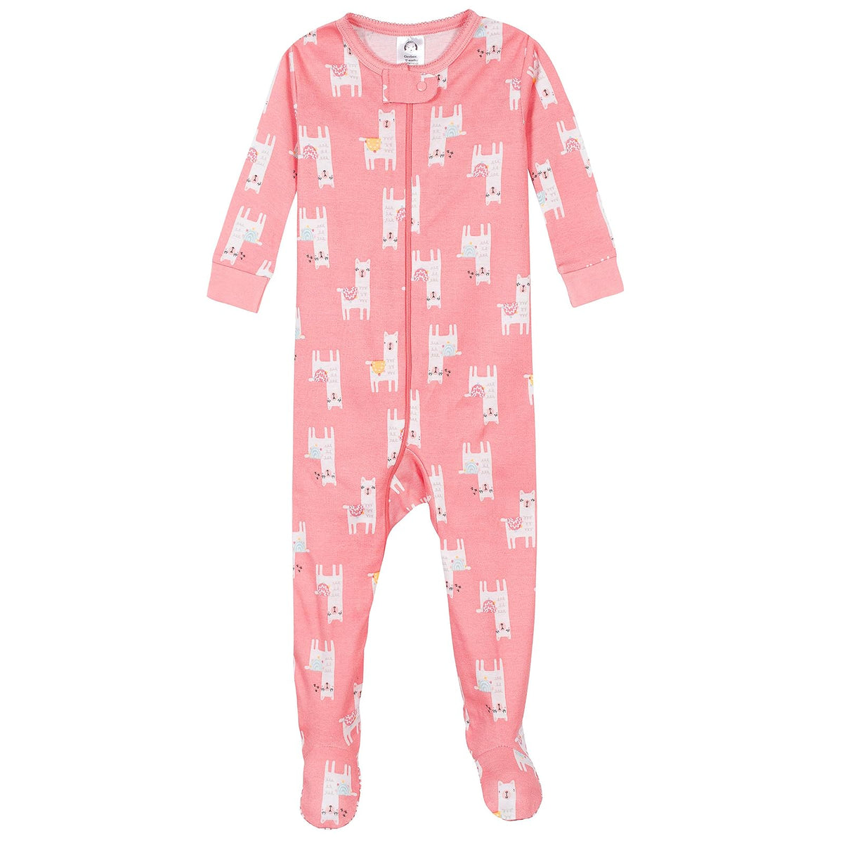 Gerber - Paquete de 4 Pijamas con pies para bebés