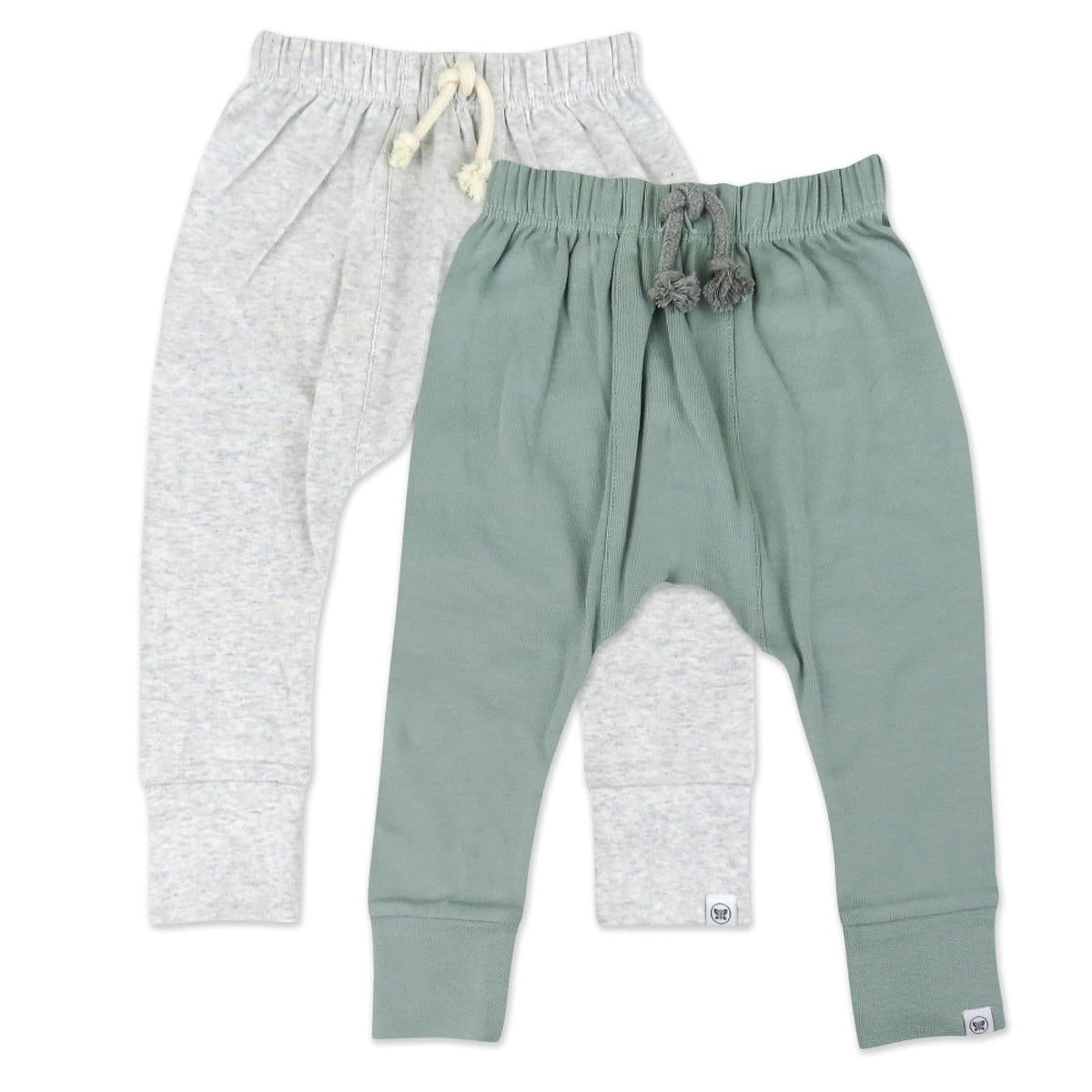 HonestBaby Organic Cotton Honest Pants Multi Pack Pantalones Unisex bebé - 0-3 Meses - Montañas de la mañana