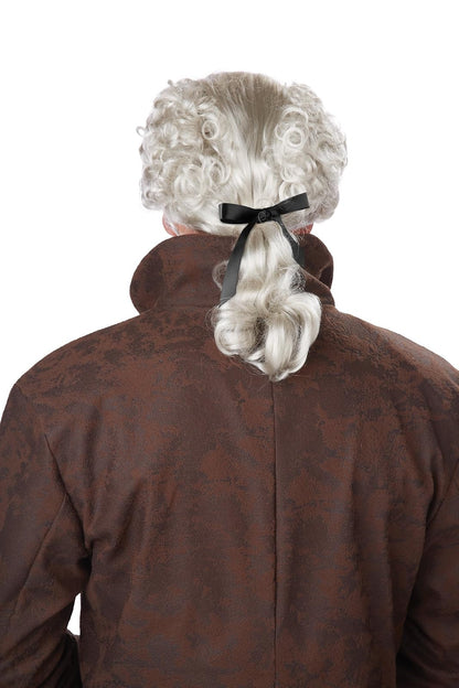 California Costumes Men's 18Th Century Peruke Wig, Grey, One Size