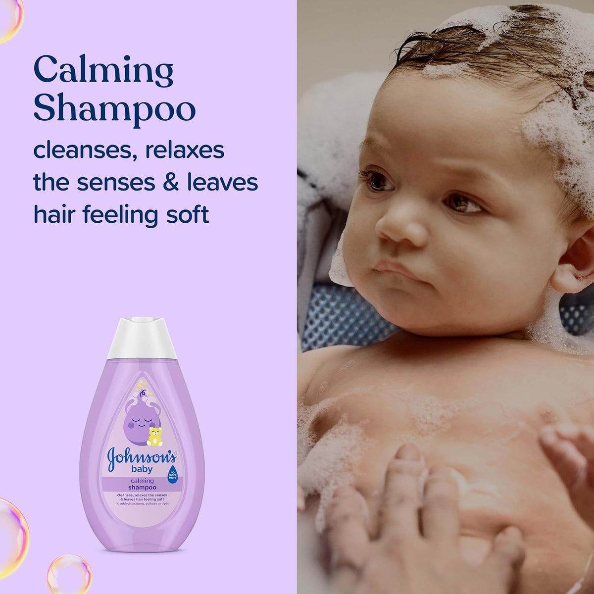 Johnson's Sleepy Time Baby Gift Set with Relaxing NaturalCalm Aromas, Bedtime Essentials, 4 items