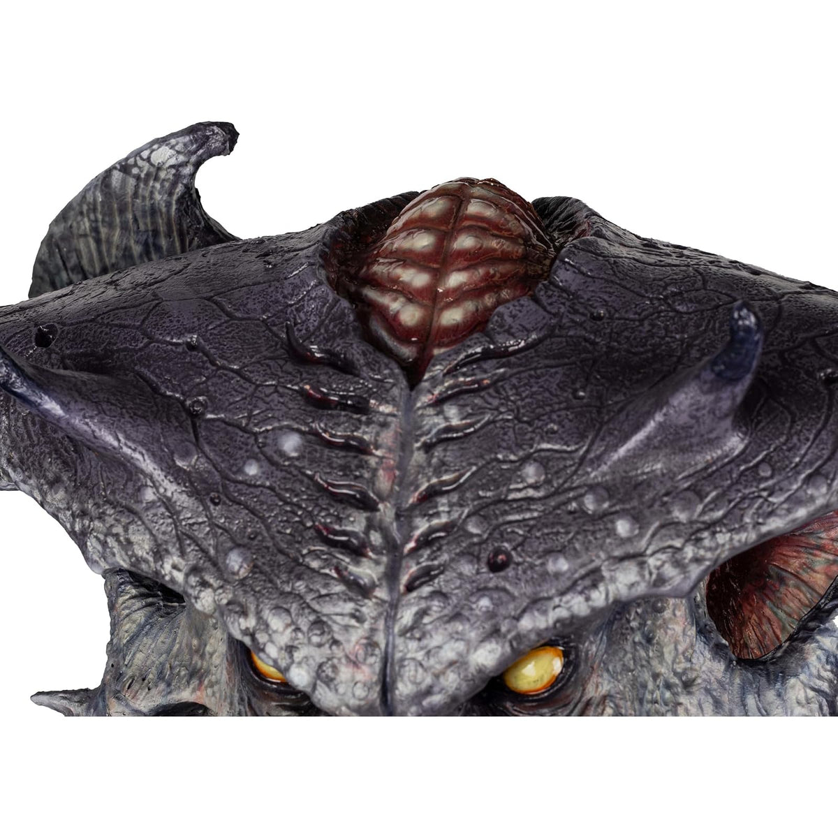 Ghoulish Productions Máscara De Látex Warlord, Accesorio Látex Cosplay Alíen, Disfraz Aterrador para Halloween y Fiestas Temáticas, Cosplay Extraterrestre, Diseño Artesanal Head Mask