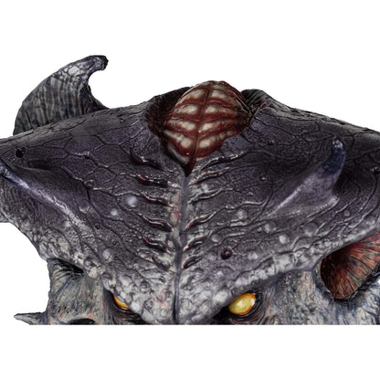 Ghoulish Productions Máscara De Látex Warlord, Accesorio Látex Cosplay Alíen, Disfraz Aterrador para Halloween y Fiestas Temáticas, Cosplay Extraterrestre, Diseño Artesanal Head Mask