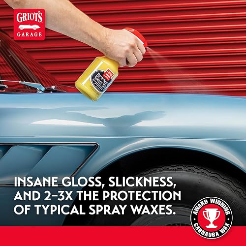 Griot's Garage Best of Show - Cera en Aerosol para Detalles de automóviles, Funciona en películas de protección de Pintura y revestimientos de cerámica, Proporciona una Cobertura Duradera Entre usos