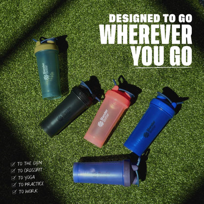 BlenderBottle Classic V2 Botella mezcladora perfecta para batidos de proteínas y preentrenamiento, 28 onzas, color azul océano