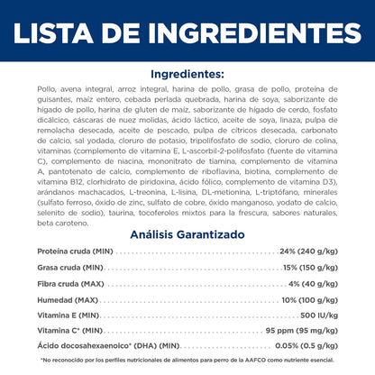 Hill's Science Diet Small Mini Croquetas para Cachorro Sabor Pollo 2Kg | Croquetas Hill's para perro, pollo real, razas pequeñas, crecimiento sano, desarrollo cerebral con DHA, soporte inmunológico