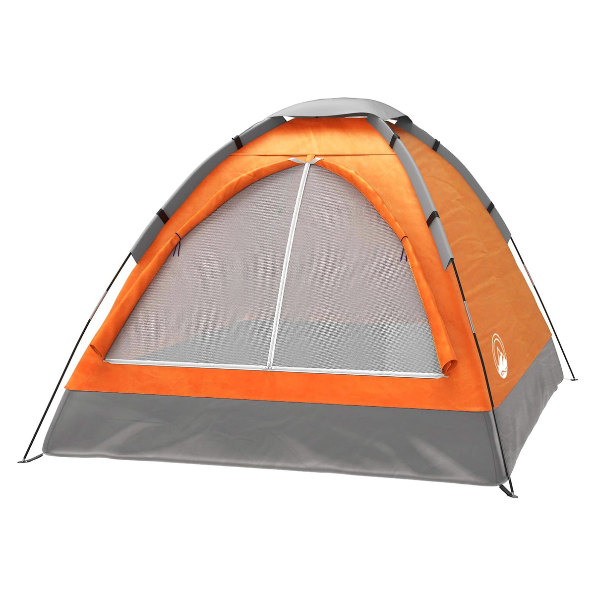 Wakeman Tents Tienda de campaña para Exteriores con Mosca de Lluvia y Bolsa de Transporte - Naranja - 2 personas