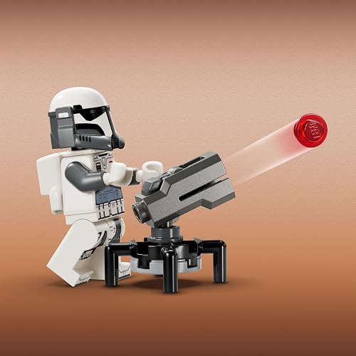 LEGO® Star Wars: The Mandalorian Pack de Combate: Emboscada en Mandalore™ Juguete de construcción Coleccionable, Idea de Regalo para niños y niñas de 6 años o más 75373