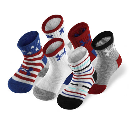 Under Armour Calcetines Estampados para Niño - 2-4 Años - Estrellas y franjas