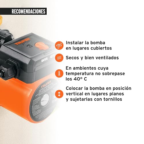 Truper PRE-1/6, Bomba presurizadora de 1/6 HP